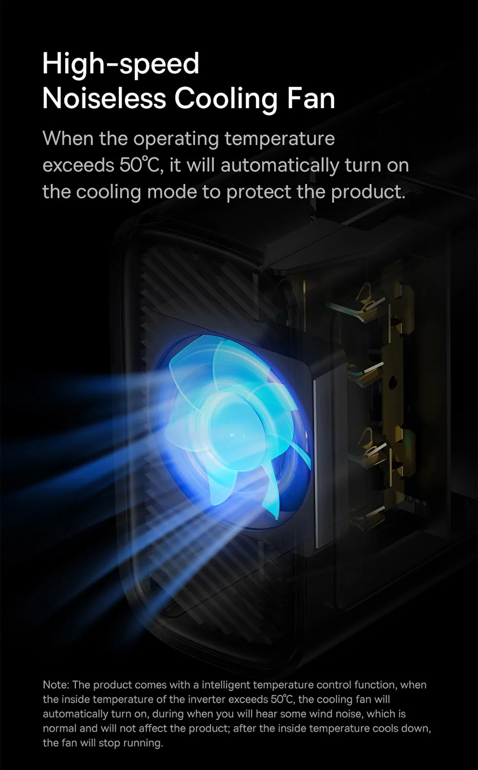 Baseus IGBT Power Car Inverter 300W (220V CN/EU ) Black for Sale in Pakistan