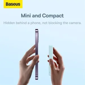 Baseus Magnetic Mini Wireless Fast Charge Power Bank 10000mAh 20W Black for Sale in Pakistan