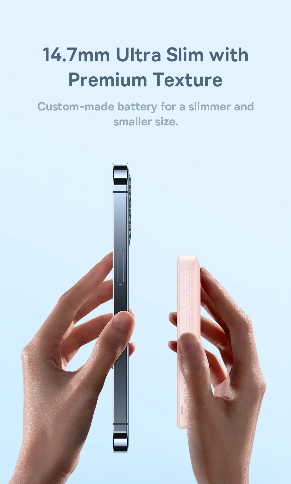 Baseus Magnetic Mini Wireless Fast Charge Power Bank 6000mAh 20W for Sale in Pakistan