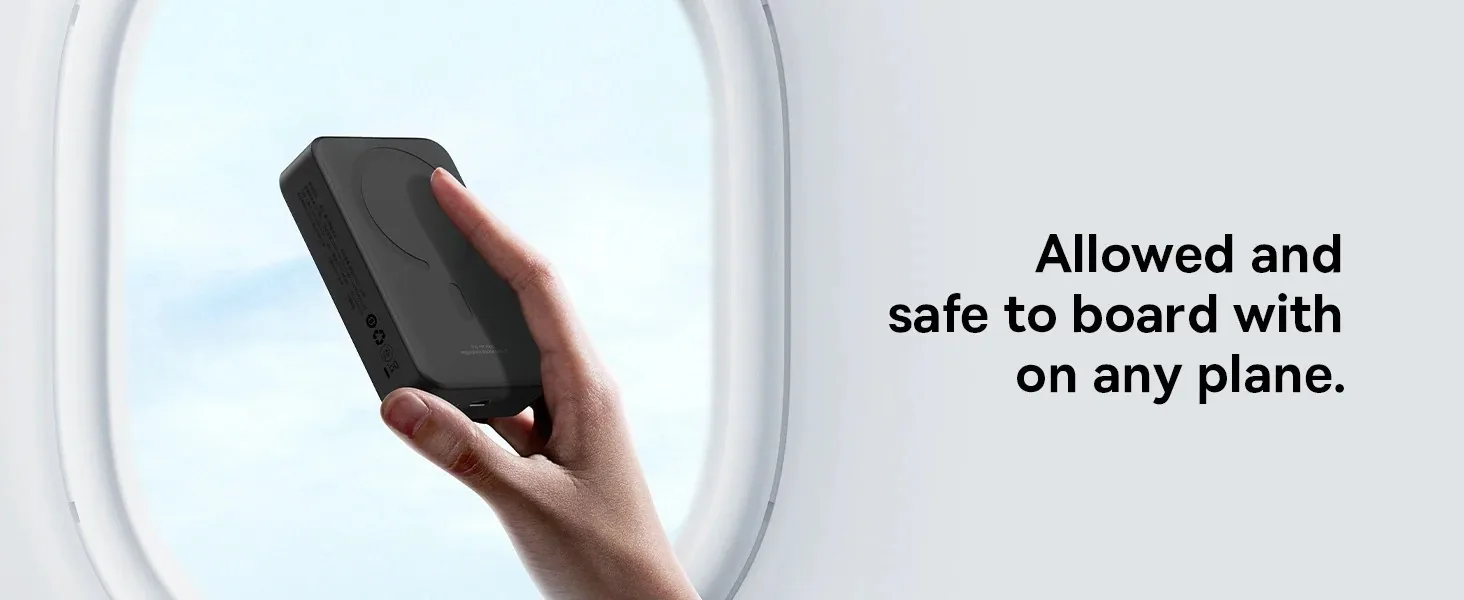 Baseus Magnetic Mini Wireless Power Bank 20000mAh 20W Black for Sale in Pakistan