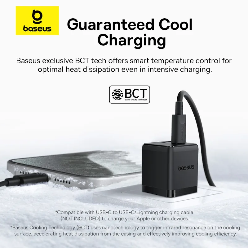 Baseus Palm Series Fast Charger U+C 30W for Sale in Pakistan