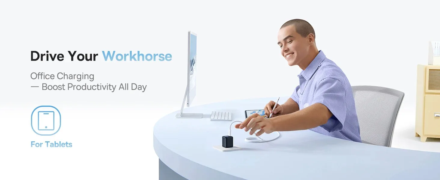 Baseus PicoGo GaN Fast Charger 1C 45W US Cosmic Black for Sale in Pakistan