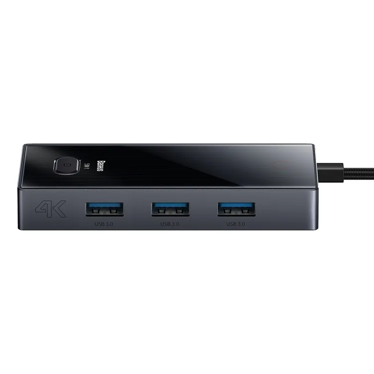 Baseus PioneerJoy 5-Port Type-C HUB Adapter Gray for Sale in Pakistan