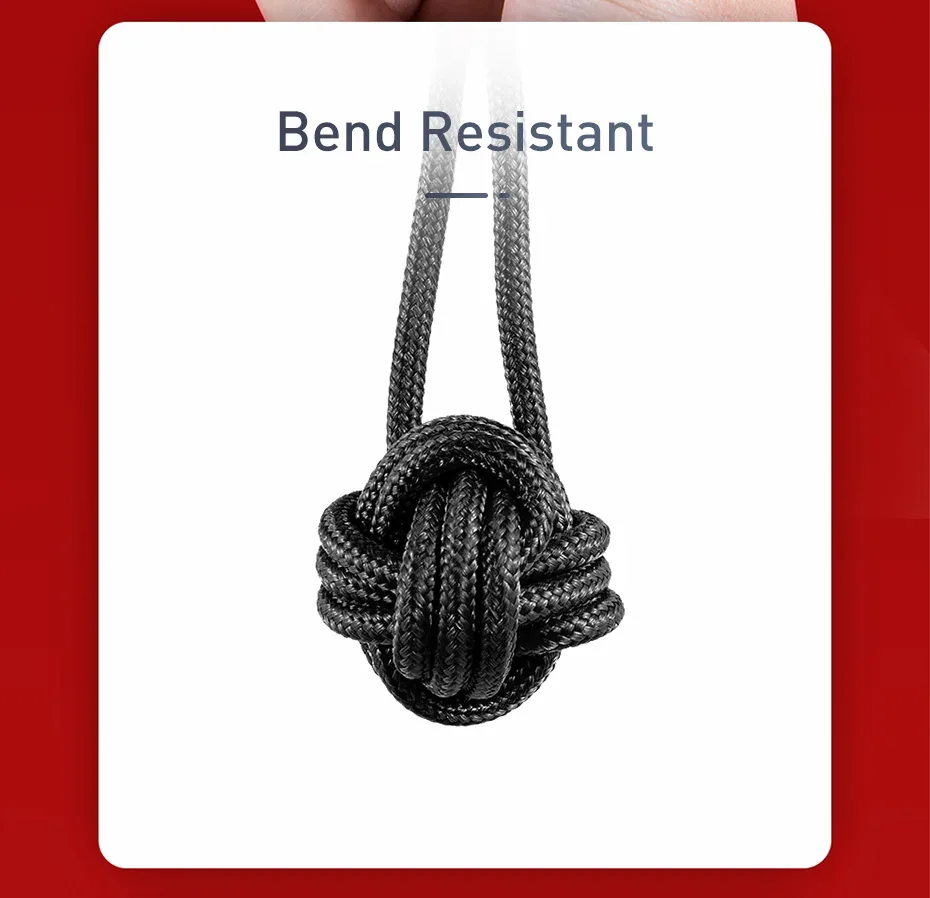 Baseus Rapid Series USB 3-in-1 Cable For IP+Micro+Type-C for Sale in Pakistan