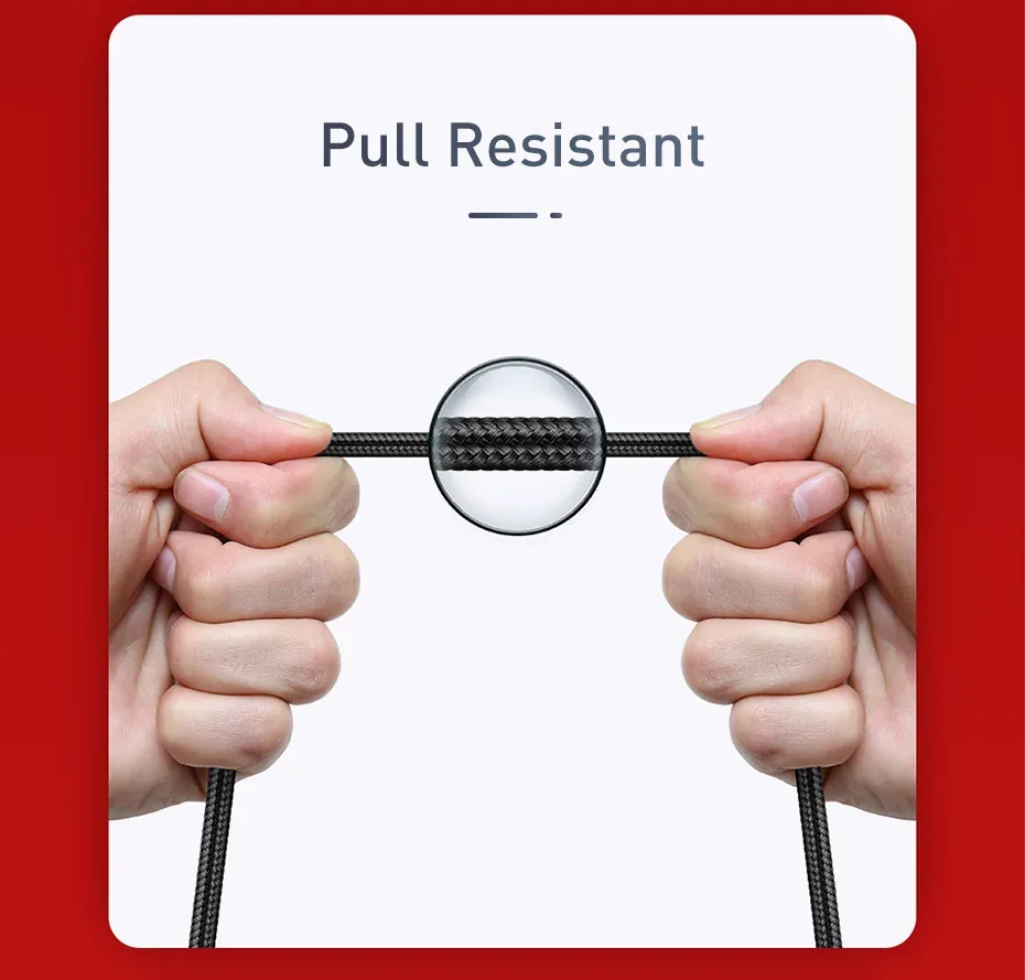 Baseus Rapid Series USB 3-in-1 Cable For IP+Micro+Type-C for Sale in Pakistan