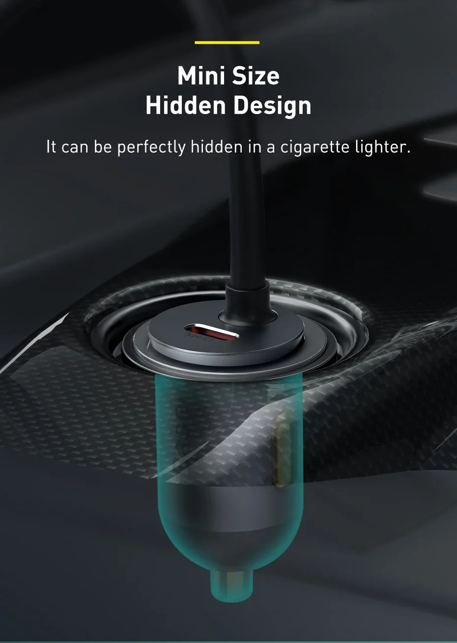 Baseus Share Together 120W PPS Quick Car Charger 2C+2U for Sale in Pakistan