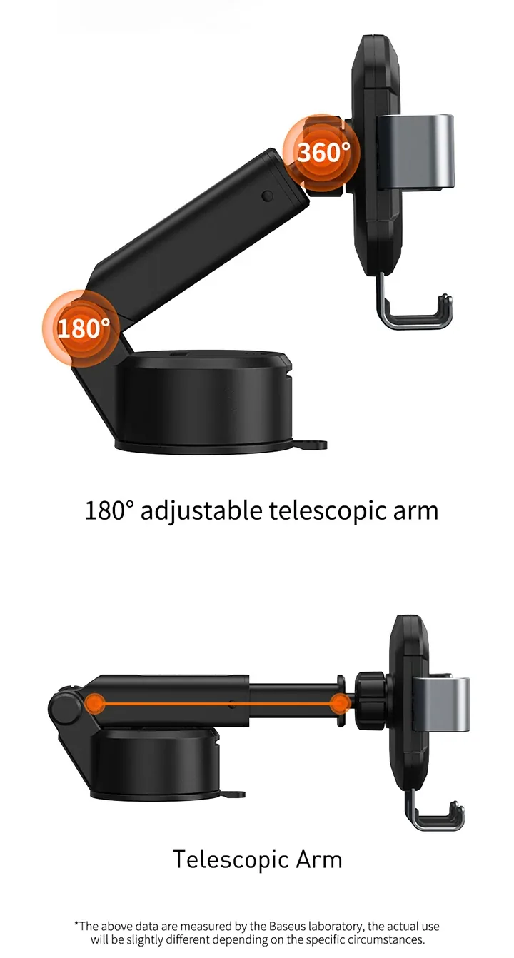 Baseus Tank Gravity Car Mount Holder With Suction Base Tarnish Black for Sale in Pakistan