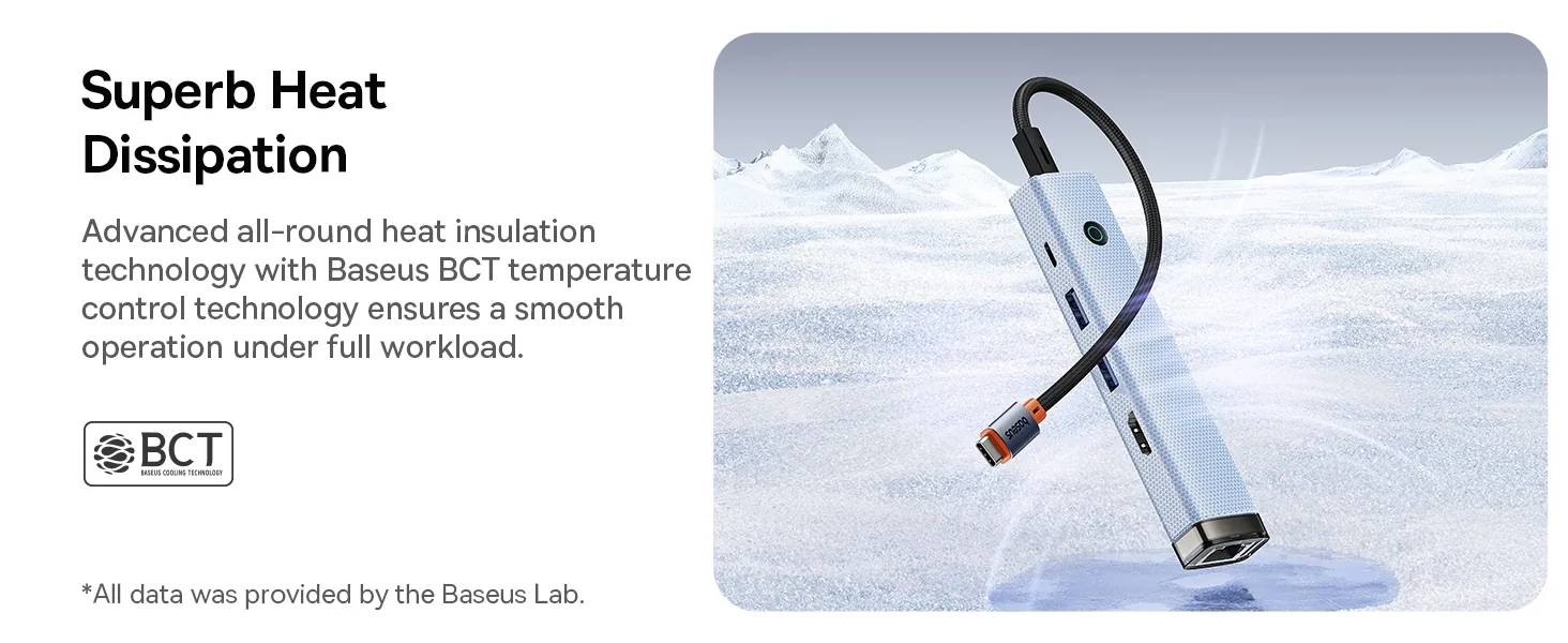 Baseus UltraJoy Series 5-Port HUB AIR Space Grey for Sale in Pakistan