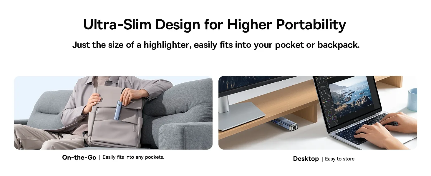 Baseus UltraJoy Series 5-Port HUB AIR Space Grey for Sale in Pakistan