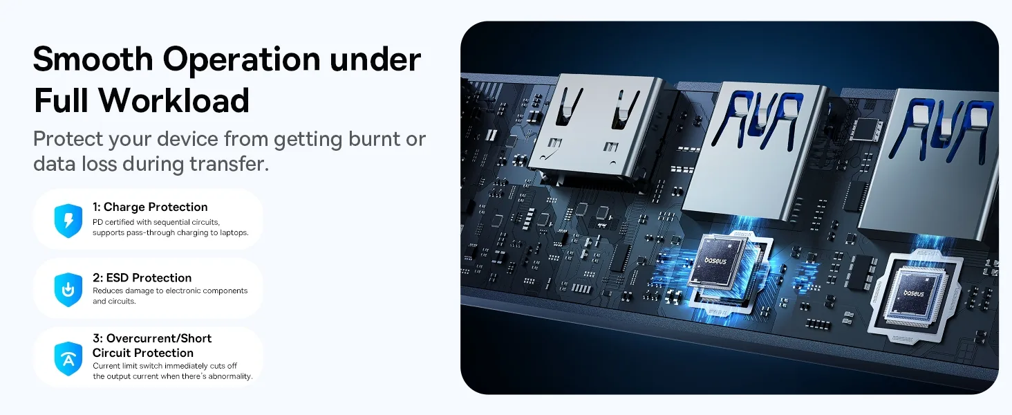 Baseus UltraJoy Series 5-Port HUB AIR Space Grey for Sale in Pakistan