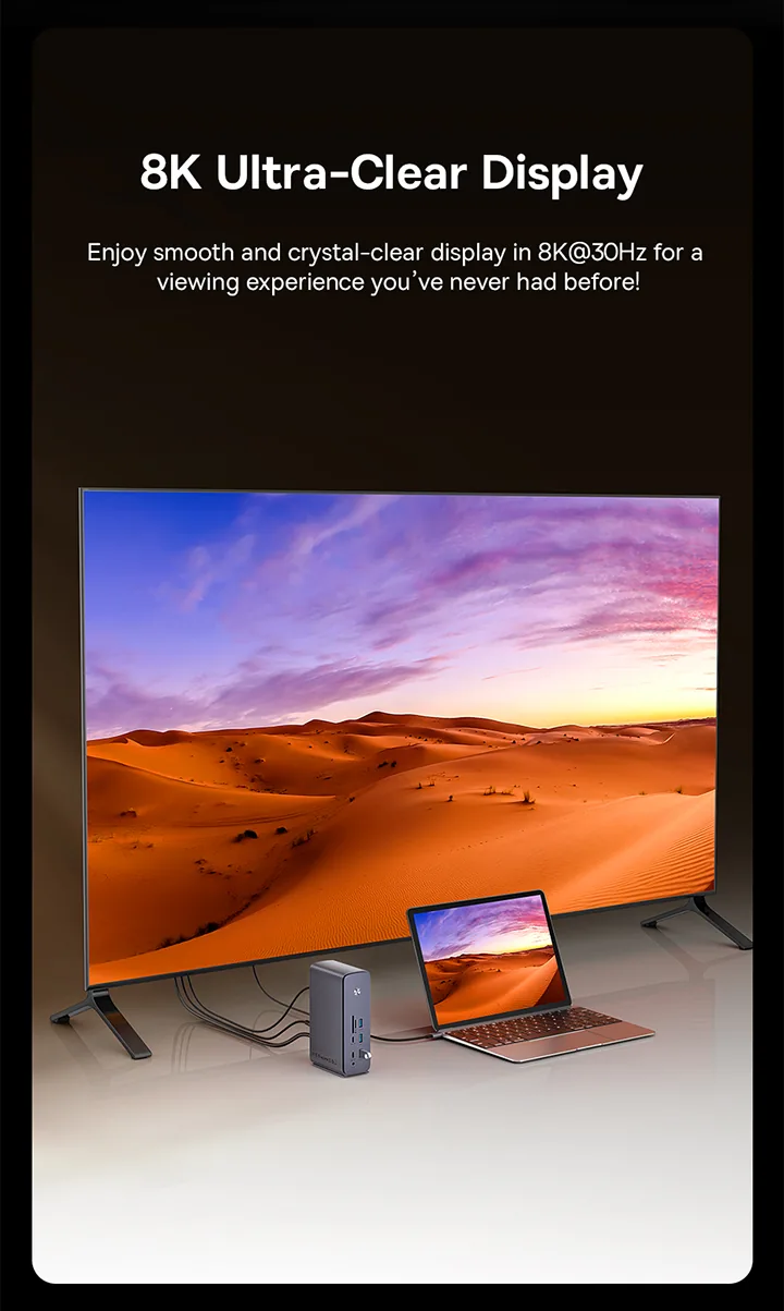 Baseus UnionJoy Pro 17 Port Four-Screen Multifunctional HUB Docking Station for Sale in Pakistan