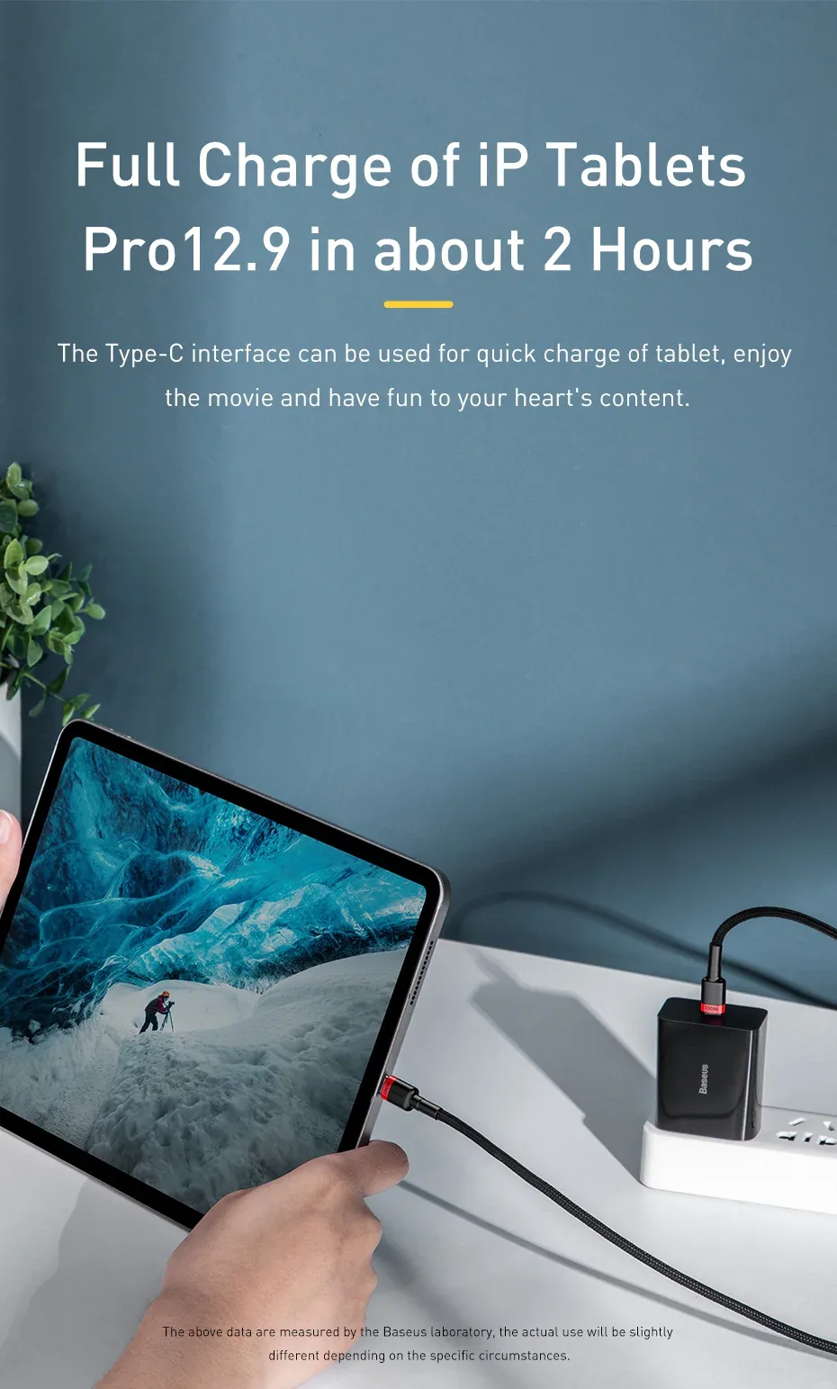 Baseus USB-C to USB-C PD QC Cable 100W 5A 2Meters for Sale in Pakistan