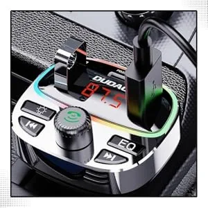 DUDAO R2PRO+ Bluetooth 5.3 FM Transmitter Car Adapter 49W for Sale in Pakistan