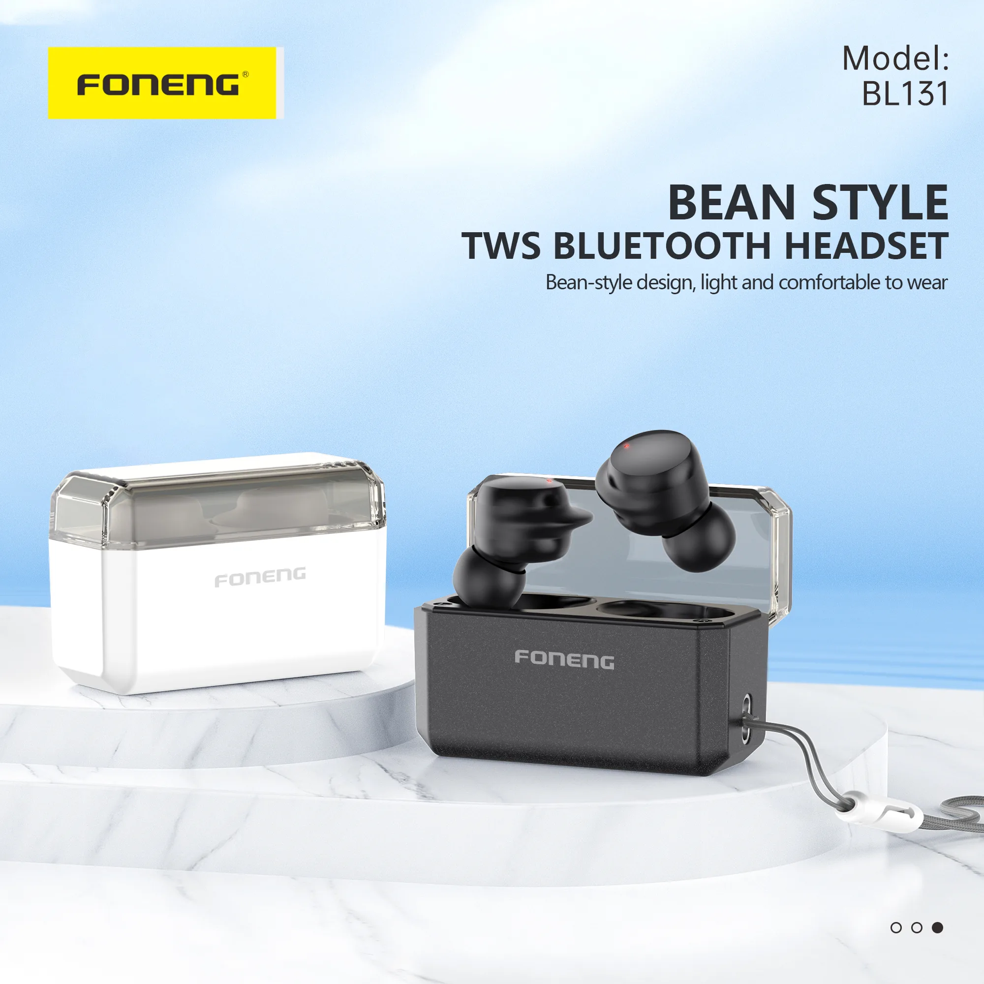 Foneng BL131 Bean Style TWS Wireless Earphone for Sale in Pakistan