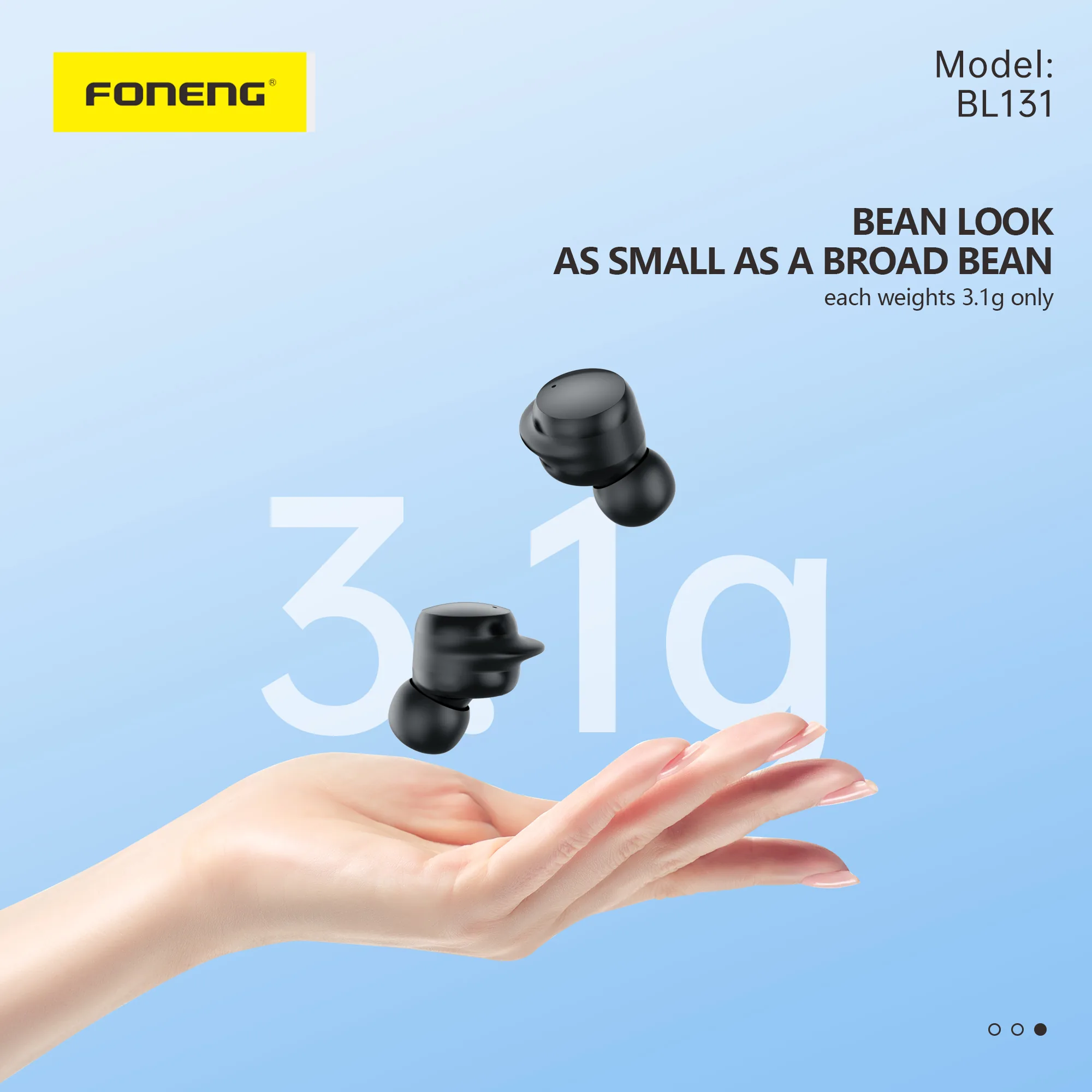 Foneng BL131 Bean Style TWS Wireless Earphone for Sale in Pakistan