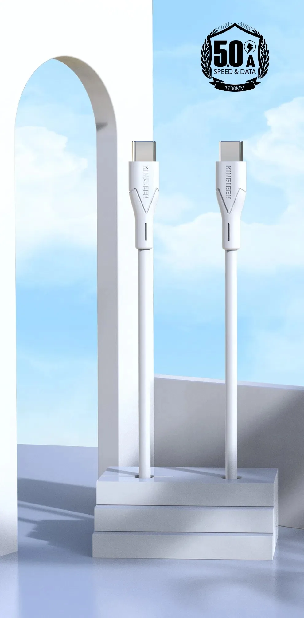 KINGLEEN TYPE C TO TYPE C 5A DATA CABLE K52C 1.2meters for Sale in Pakistan