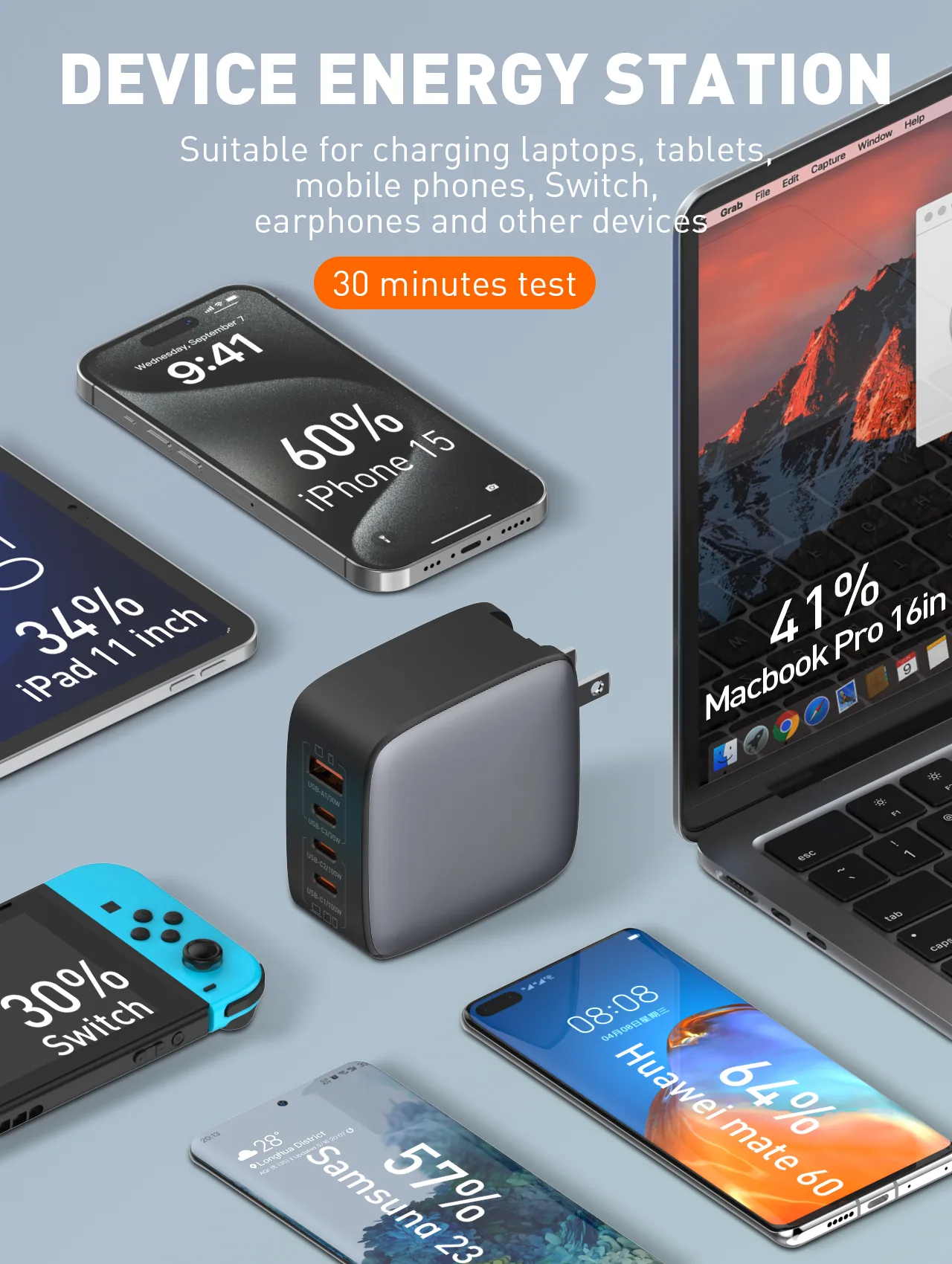 LDNIO 100W GaN Super Fast Charger Q408 for Sale in Pakistan