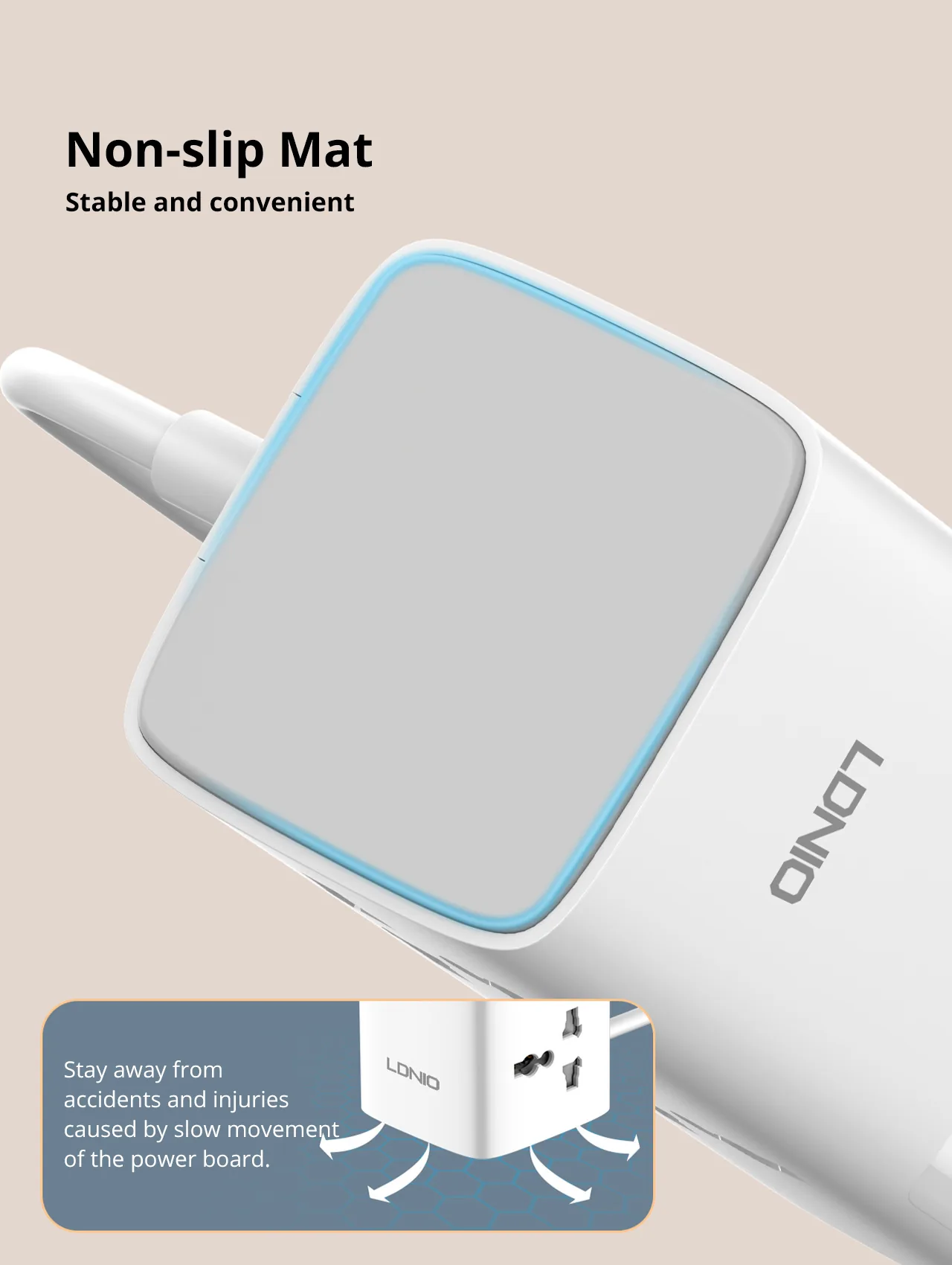 LDNIO 70W Universal Desktop Power Adapter SC4383 for Sale in Pakistan