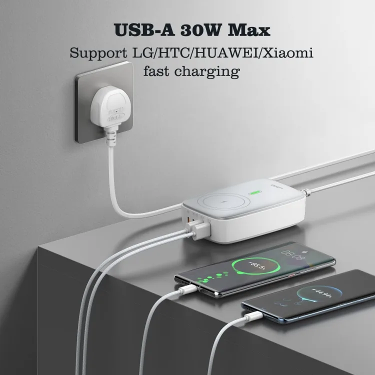 LDNIO Q4010 140W Multiport Desktop Charging Wireless Charger for Sale in Pakistan