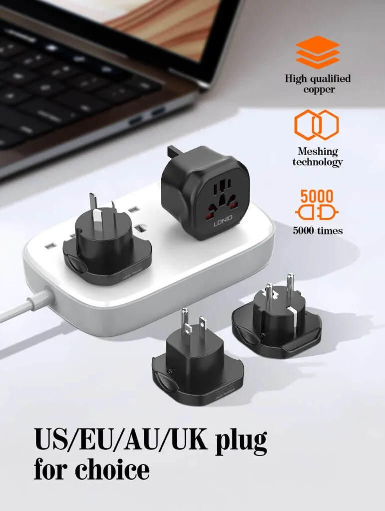 LDNIO Z7 2500W Universal Adapter EU Plug for Sale in Pakistan