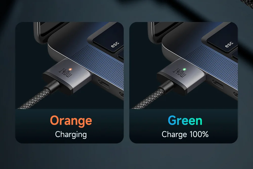 MCDODO 140W USB-C TO MAGSAFE 3 MAGNETIC CABLE for Sale in Pakistan