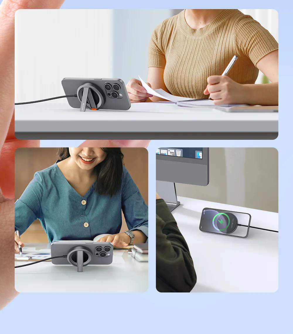 Mcdodo 15W Magnetic Wireless Charger With Foldable Stand CH-550 for Sale in Pakistan