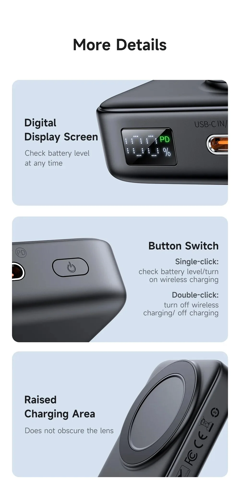 Mcdodo 2 in 1 Magnetic Wireless Power Bank MC-1461 for Sale in Pakistan