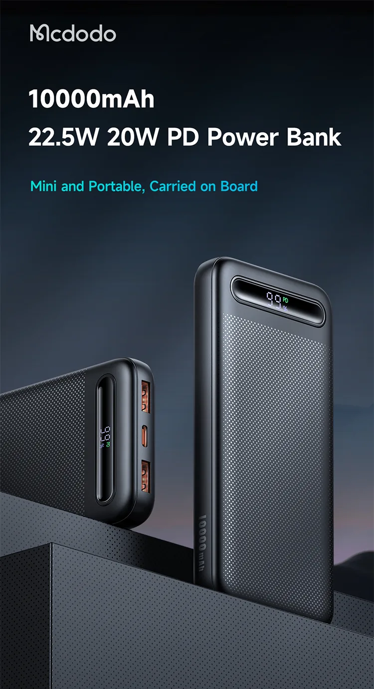 MCDODO 22.5W 10000mAH Power Bank MC-3881 for Sale in Pakistan