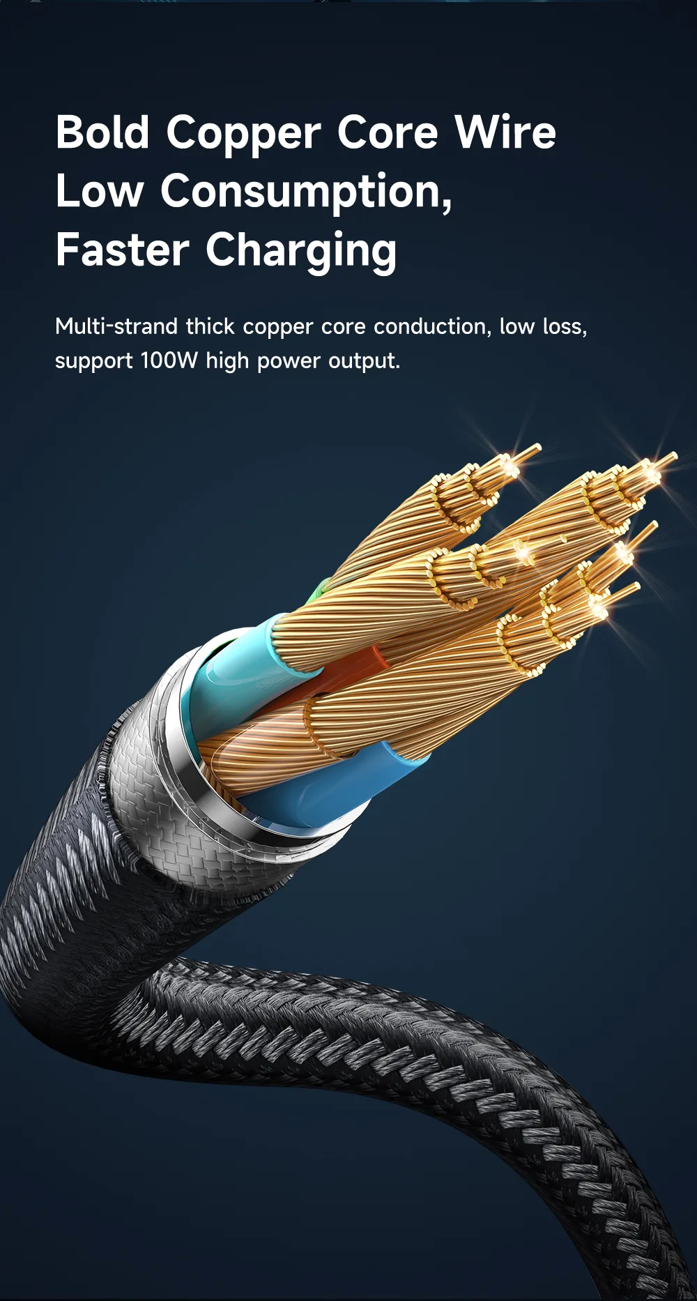 Mcdodo CA-3611 Type-C To Type-C 100W Digital Display Charging Data Cable for Sale in Pakistan