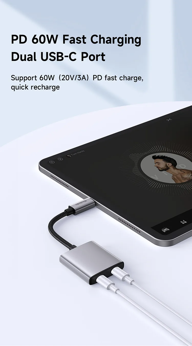 MCDODO CA-5570 2 IN 1 USB-C TO DUAL USB-C AUDIO ADAPTER for Sale in Pakistan