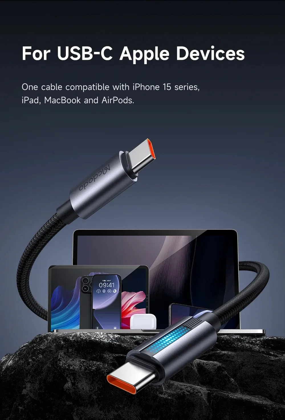 McDodo CA-5740 Type-C to Type C 100W Cable for Sale in Pakistan