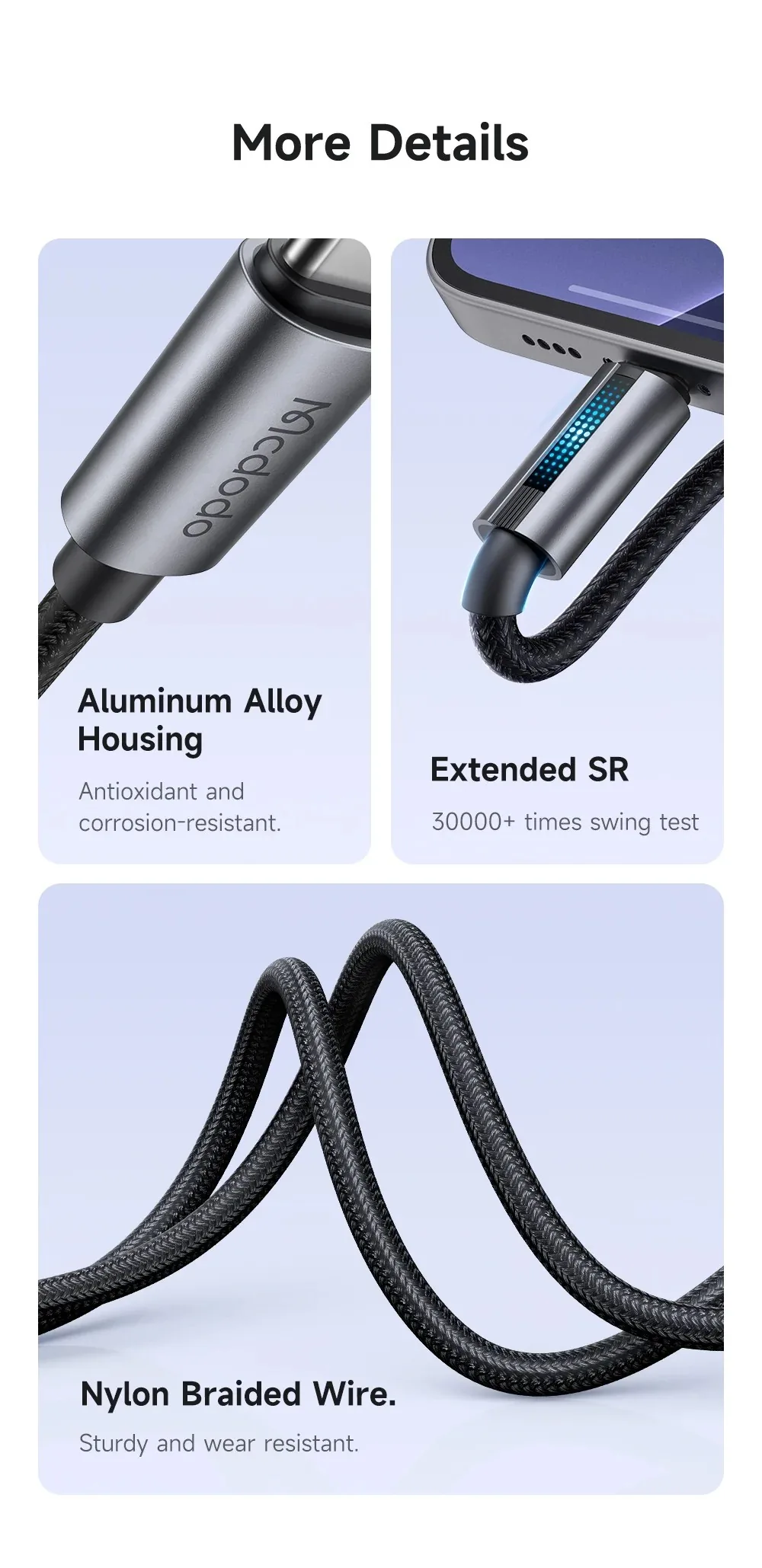 McDodo CA-5740 Type-C to Type C 100W Cable for Sale in Pakistan