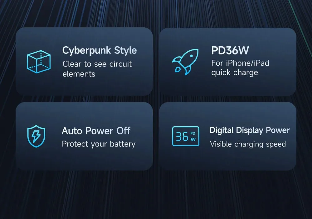 Mcdodo Digital Display Type-C To Lightning 1.8M Auto Power Off 36W PD Charging & data sync Cable for Sale in Pakistan