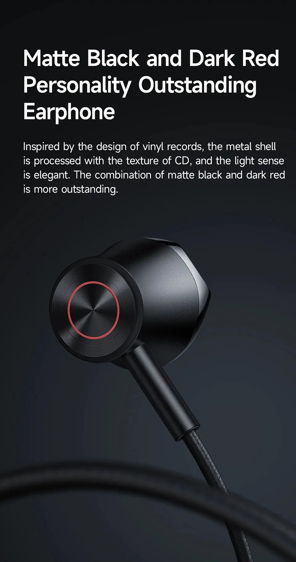 MCDODO Type-C Stereo Sound Wired Earphone HD Call Microphone Headphone HP-4070 for Sale in Pakistan