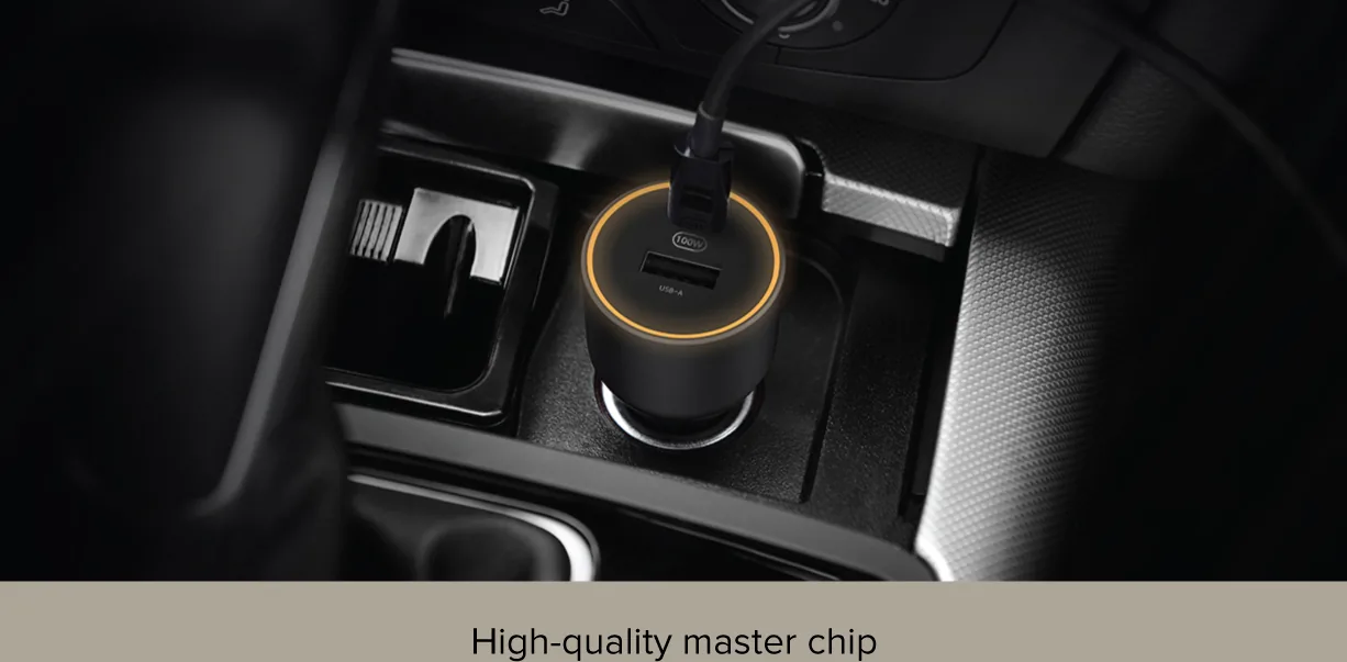Mi Car Charger Fast Charge Version 1A1C (100W) for Sale in Pakistan