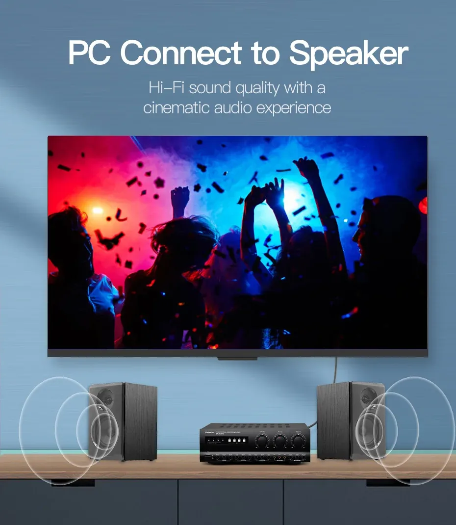 Onten 7515 Optical Digital Audio Cable, Connect PS4/X Box with the Amplifier Transmits your sound 1.3M for Sale in Pakistan