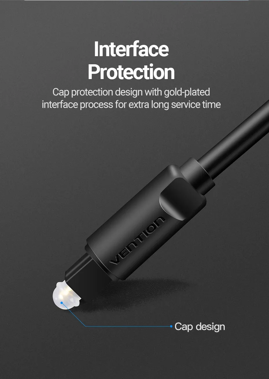 Onten 7515 Optical Digital Audio Cable, Connect PS4/X Box with the Amplifier Transmits your sound 1.3M for Sale in Pakistan