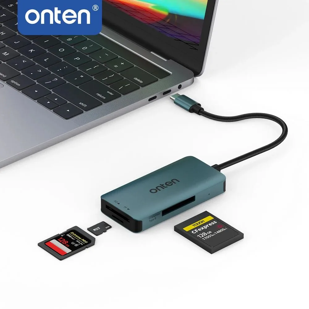 Onten C11 3 in 1 Type-C to CF & SD & TF Card Reader for Sale in Pakistan