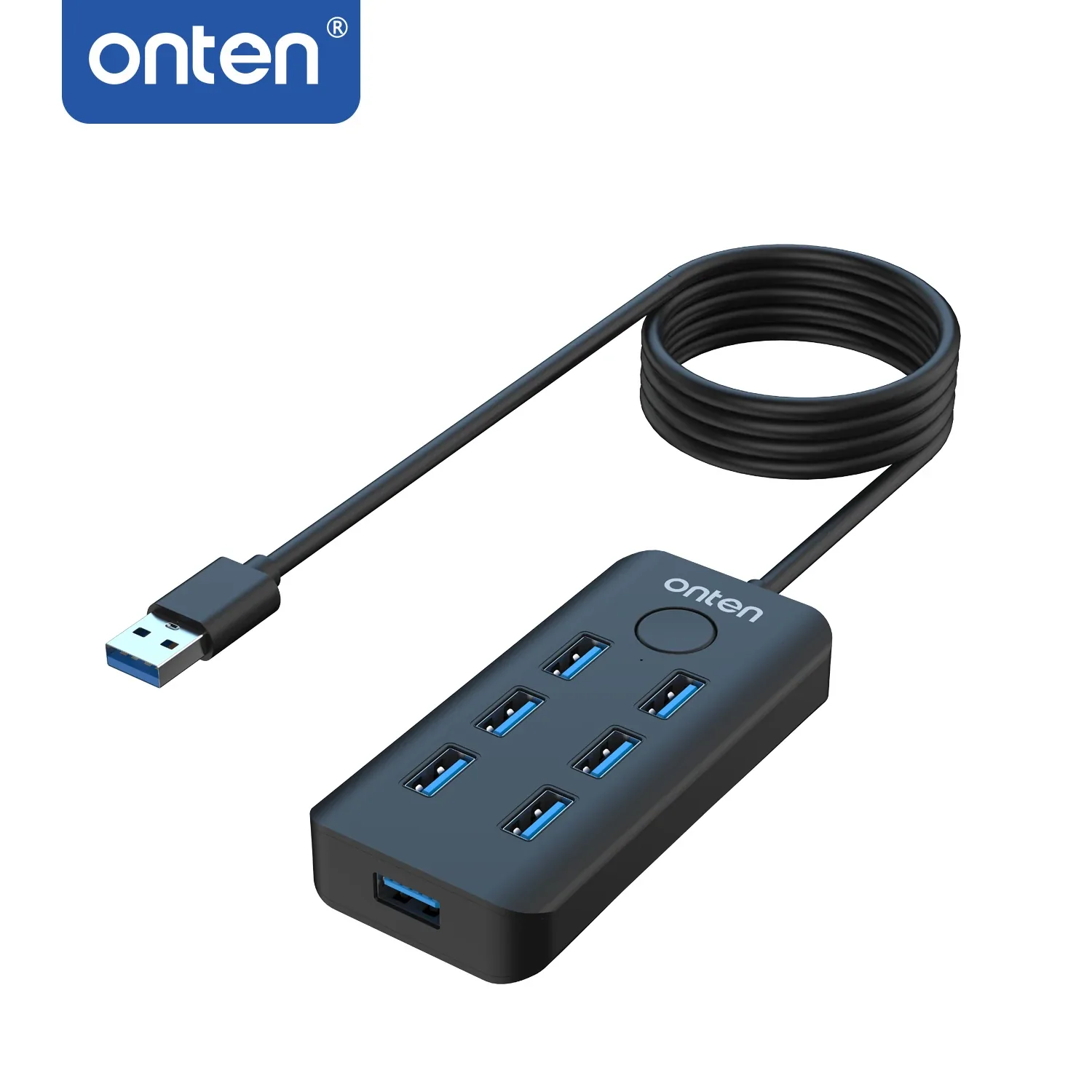 Onten USB 3.2 Gen 1 7-Port 5G Hub OTN-8120 for Sale in Pakistan