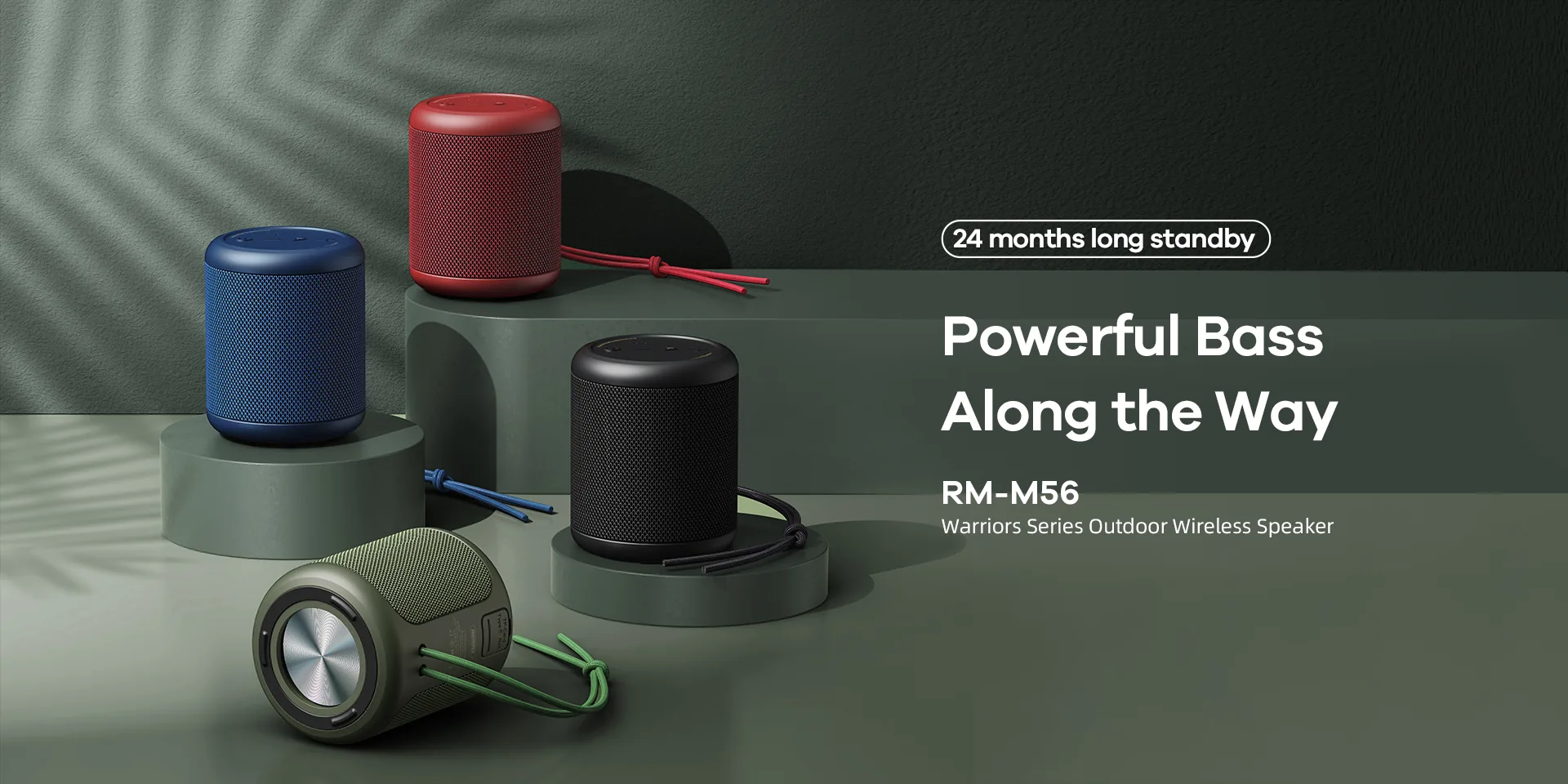 REMAX RB-M56 Wireless V5.0 Deep Bass Mini Speaker, TF Card Slot , IPX6 Waterproof for Sale in Pakistan