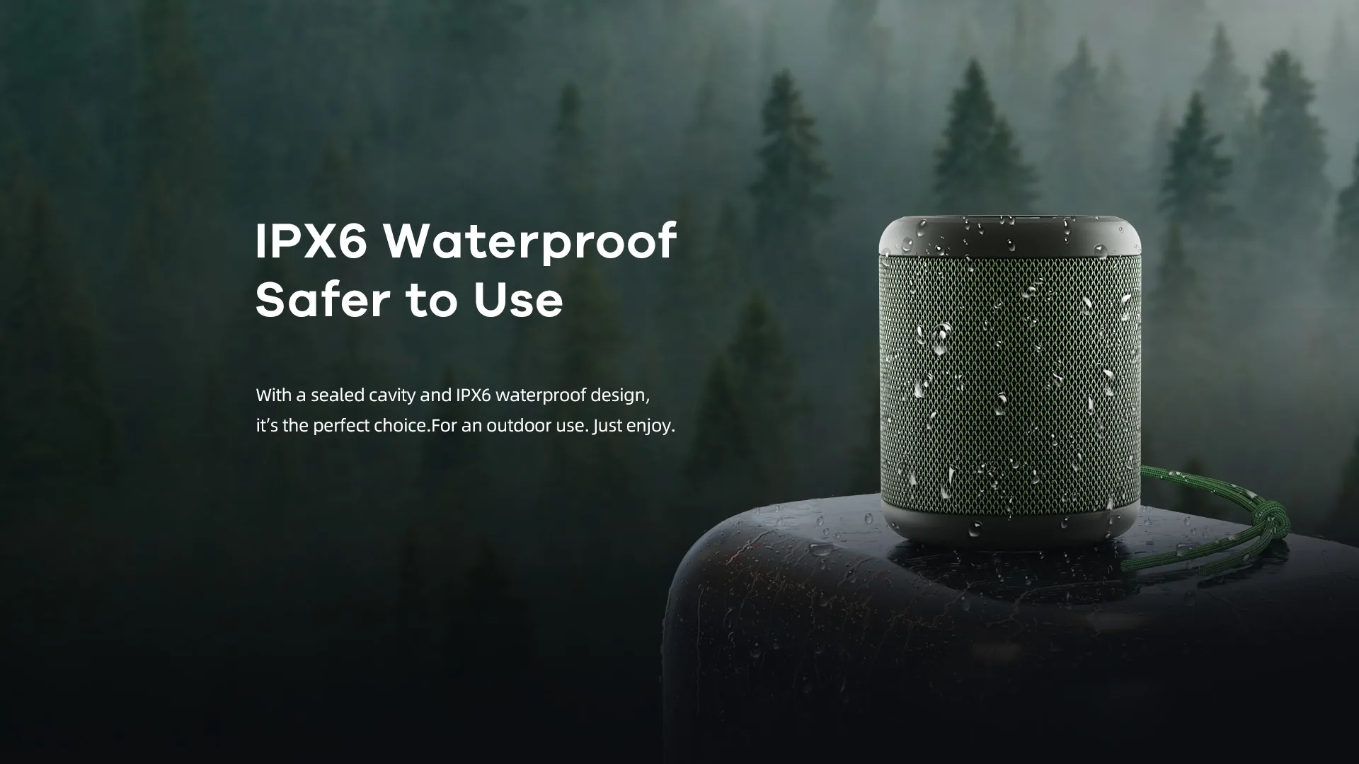 REMAX RB-M56 Wireless V5.0 Deep Bass Mini Speaker, TF Card Slot , IPX6 Waterproof for Sale in Pakistan