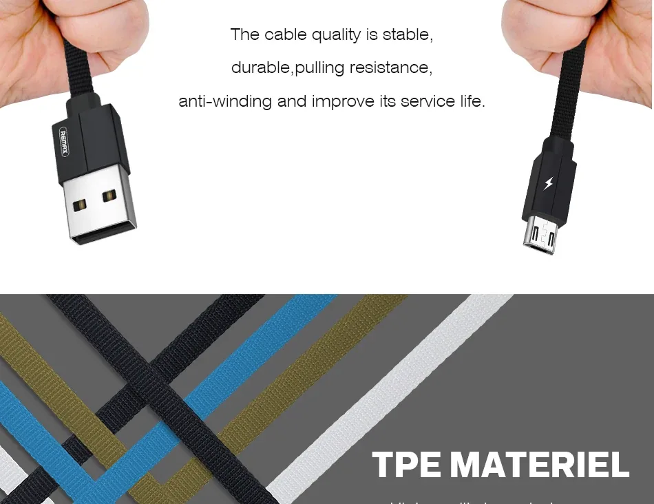 REMAX RC-094i Kerolla Data Lightning Charging Cable For iPhone for Sale in Pakistan