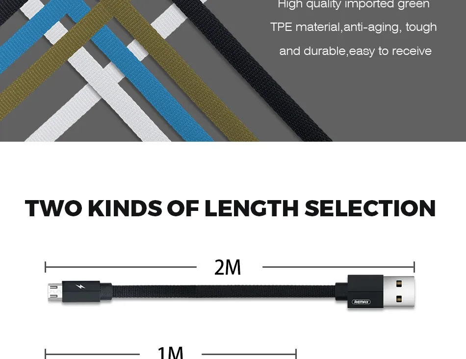 REMAX RC-094i Kerolla Data Lightning Charging Cable For iPhone for Sale in Pakistan