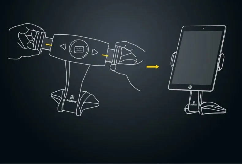 Remax RM-C16 360° Rotation IPad Tablet Holder for Sale in Pakistan