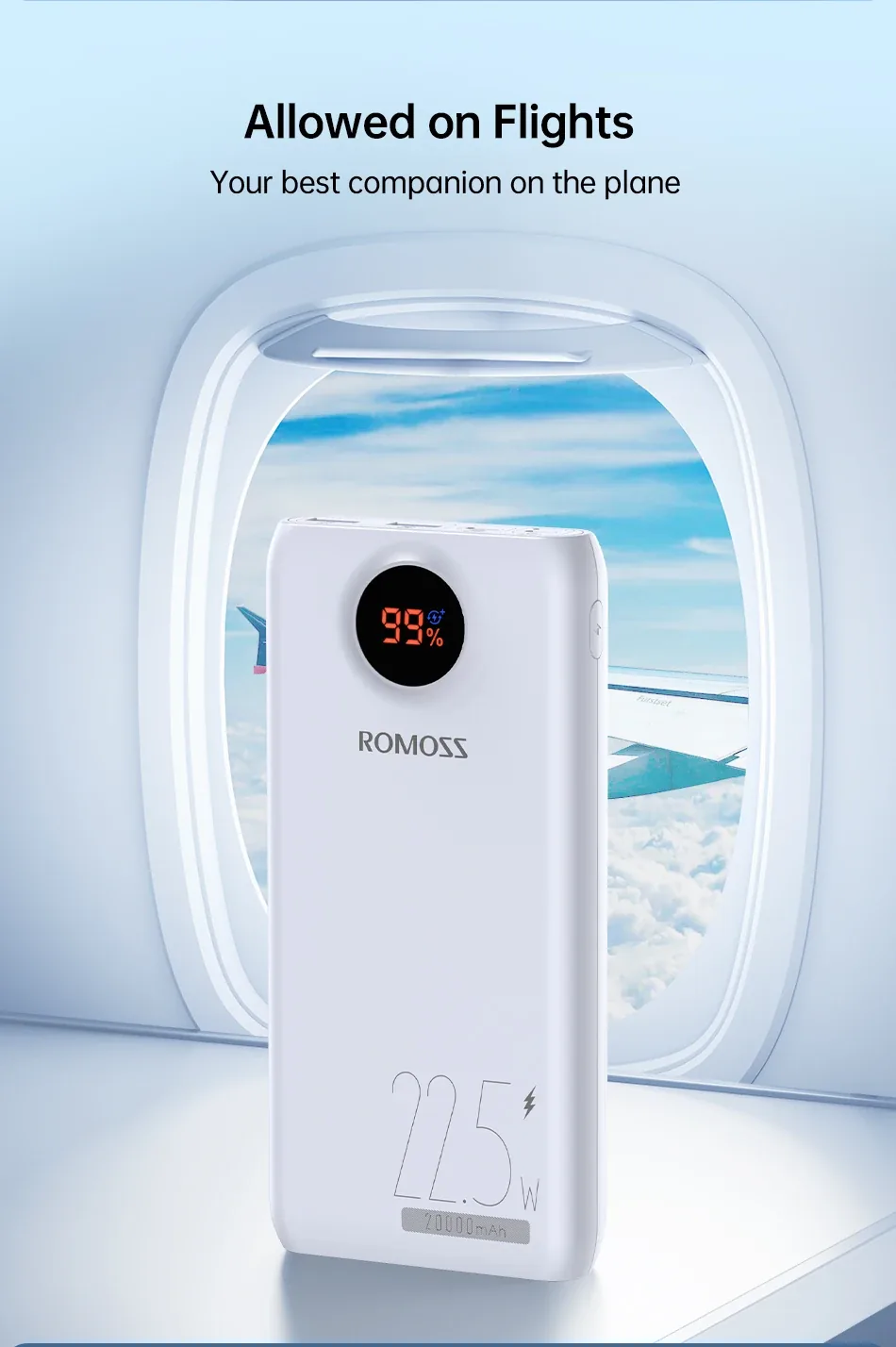 Romoss 20000mAh Power Bank 22.5w SW20PF for Sale in Pakistan