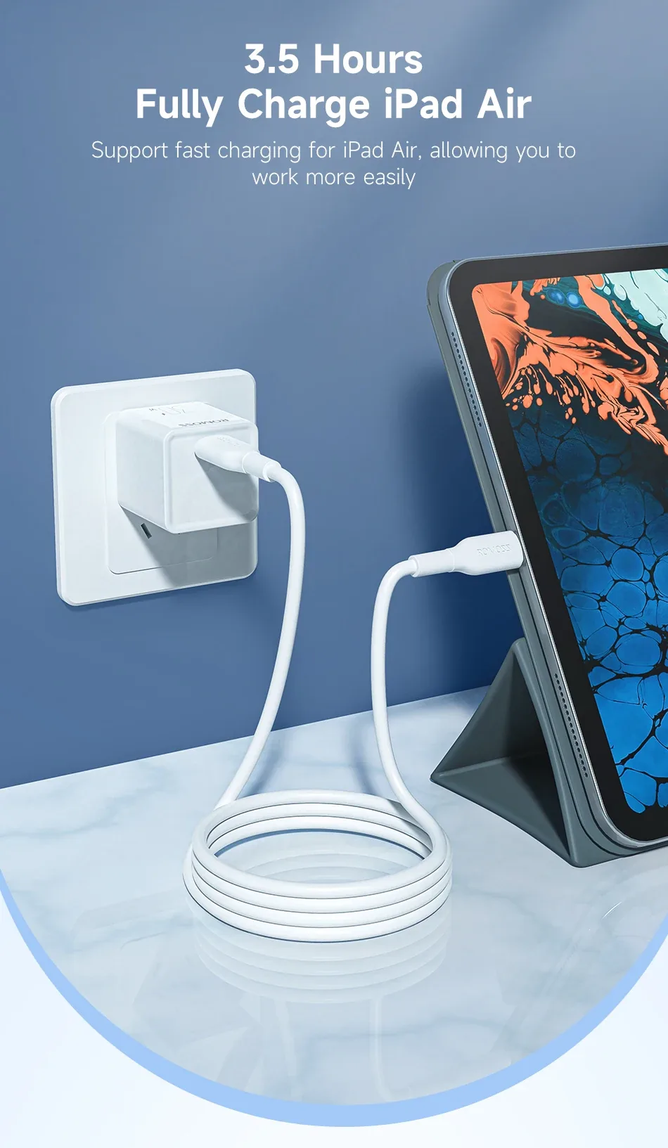 Romoss CB1713 PD Data Cable 20W Fast Charging Cable 1-meter for Sale in Pakistan