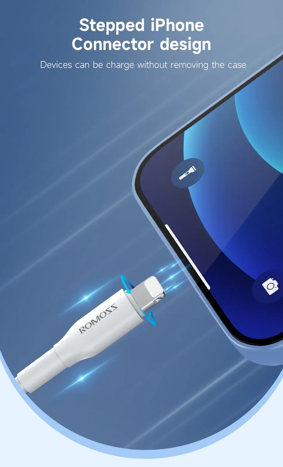 Romoss CB1713 PD Data Cable 20W Fast Charging Cable 1-meter for Sale in Pakistan