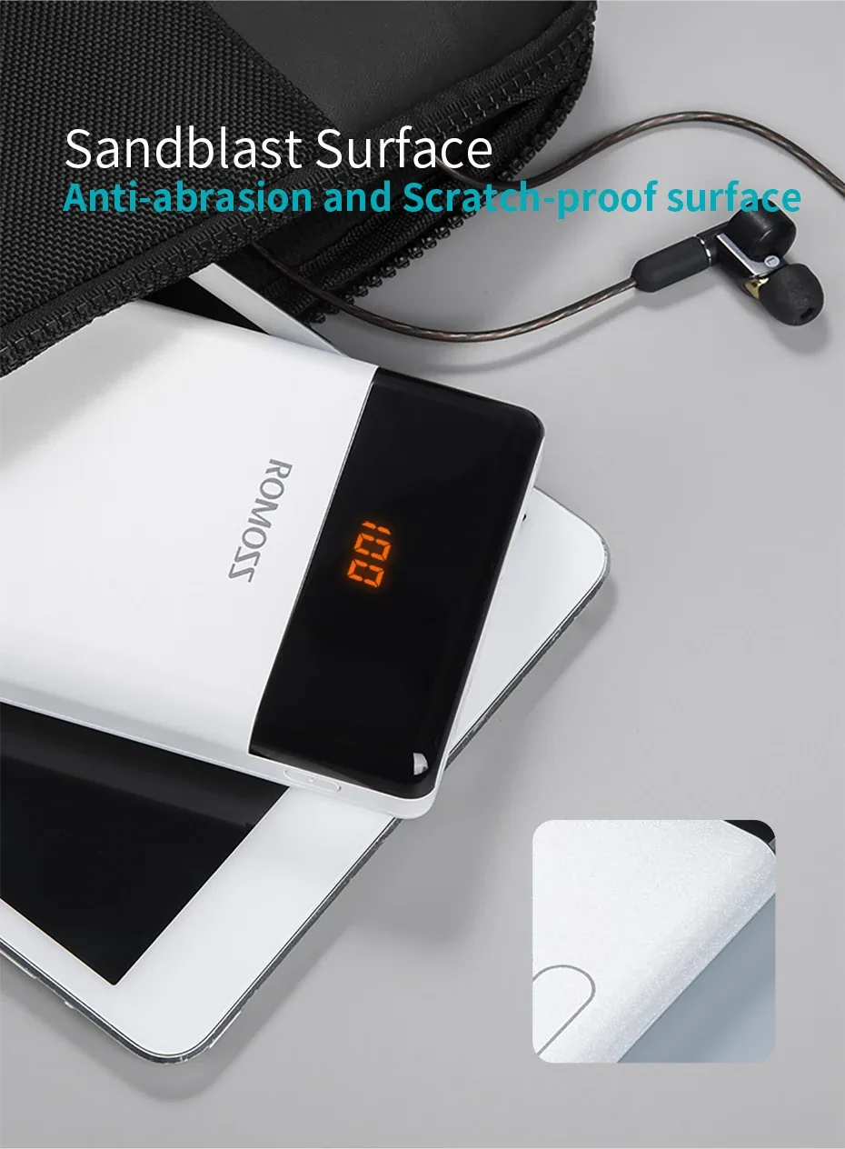Romoss LT20 20000mAh Power Bank For Smart Device Mobile Phone Tablet for Sale in Pakistan