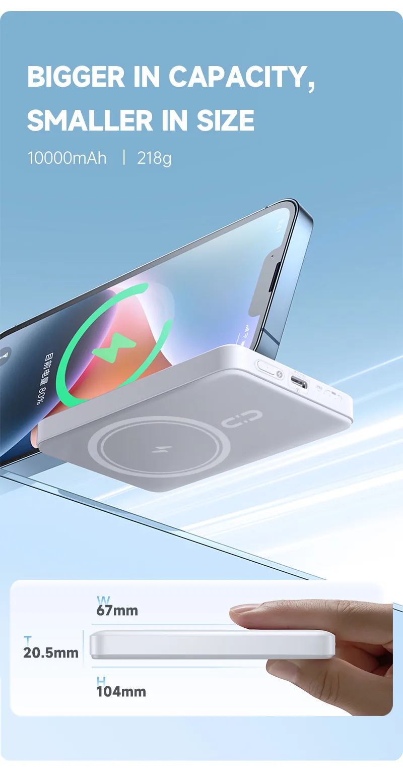 Romoss Magnetic Wireless Power Bank 10000mAh 15w WSC10 for Sale in Pakistan