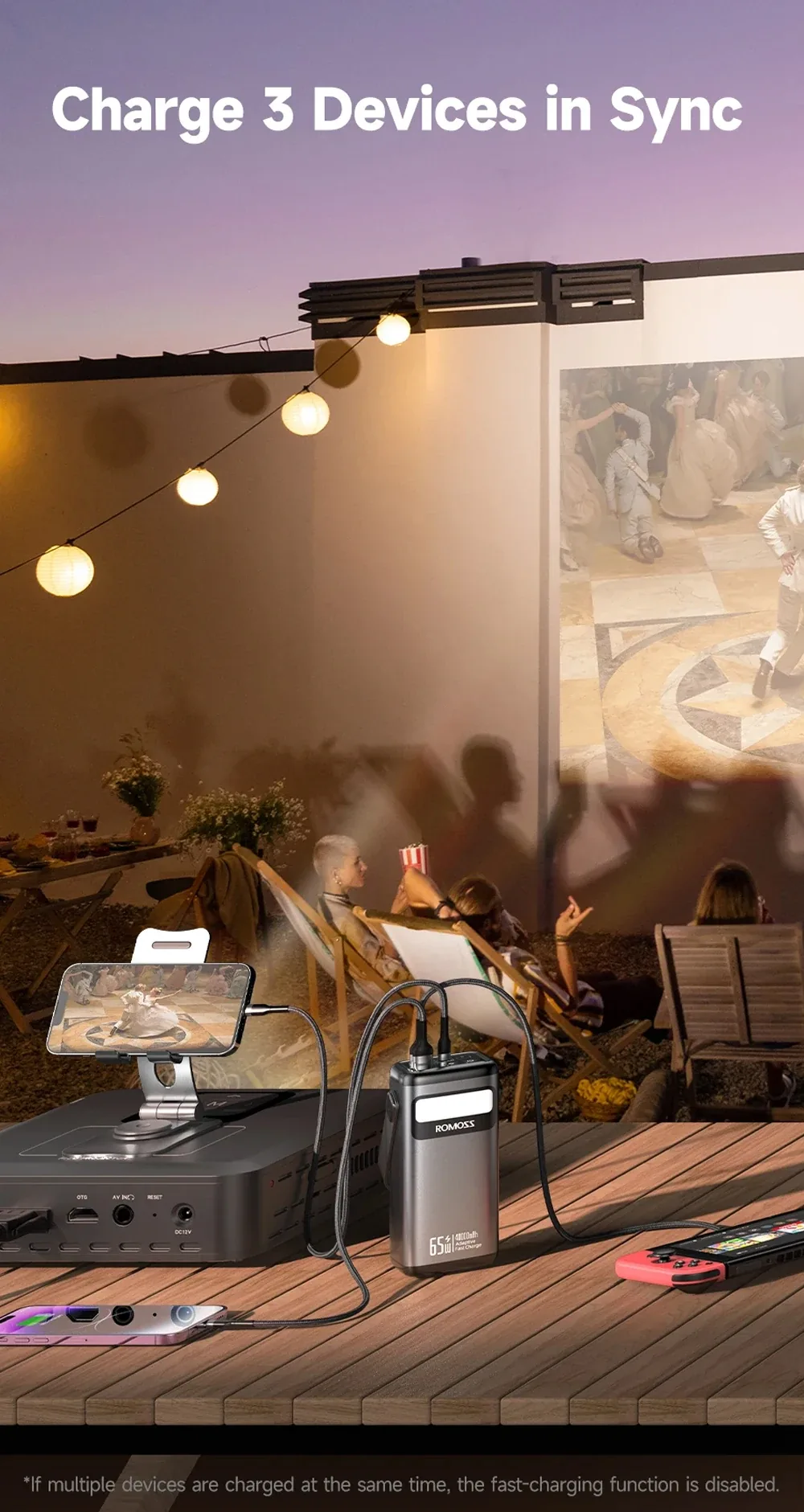 Romoss Powerful 40000mAh PD 65W Power Bank PMT40 for Sale in Pakistan